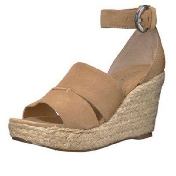 MADE IN BRAZIL - Matisse wedge beige suede sandal - Picture 3 of 7